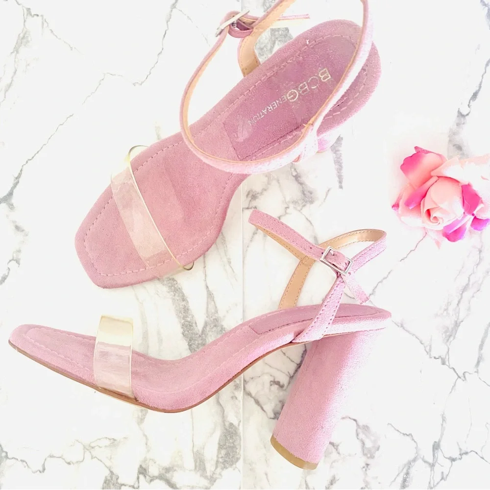 💕Pretty Purple PVC Heels SZ 8.5 - Picture 13 of 13